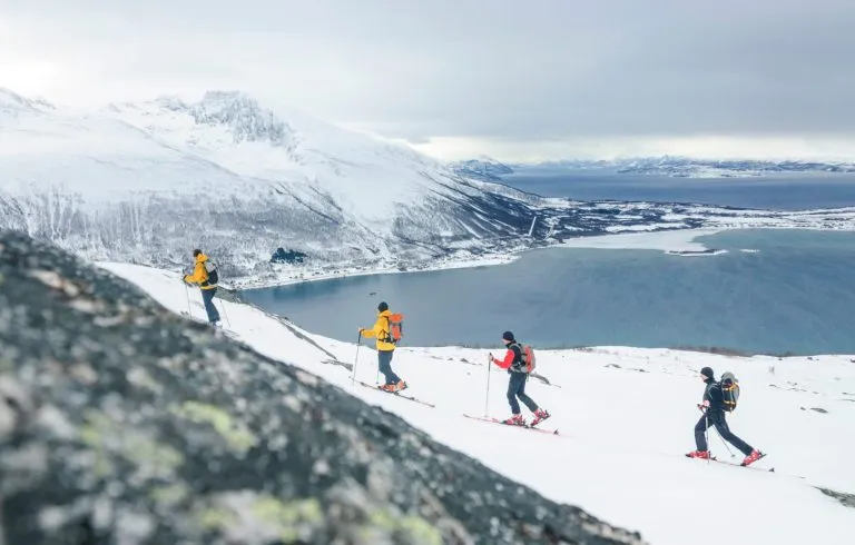 Skitouren am Polarkreis i Lyngenalperna