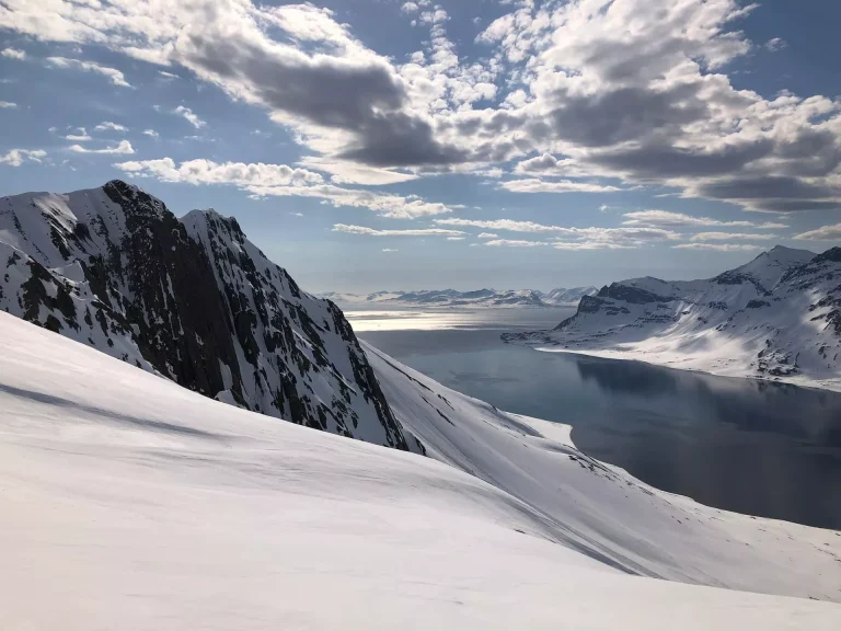 Vues incroyables de la Norvège hivernale